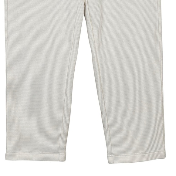 Madewell Sweatpants XS Textured Waffle Straight Drawstring Pull On Lounge Comfy - Picture 3 of 10